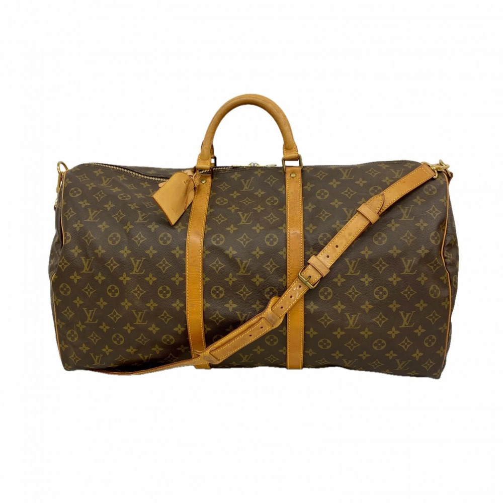 LOUIS VUITTON Brown Monogram Boston Bag
